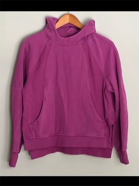 Lululemon Scuba Oversized Side-Slit Hoodie Vivid Plum Size XS/Small